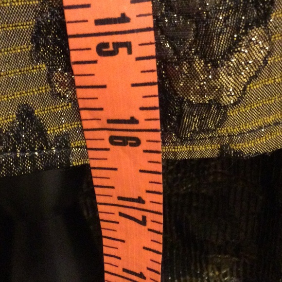 Beautiful Gold and Black Skirt Set - Picture 13 of 14